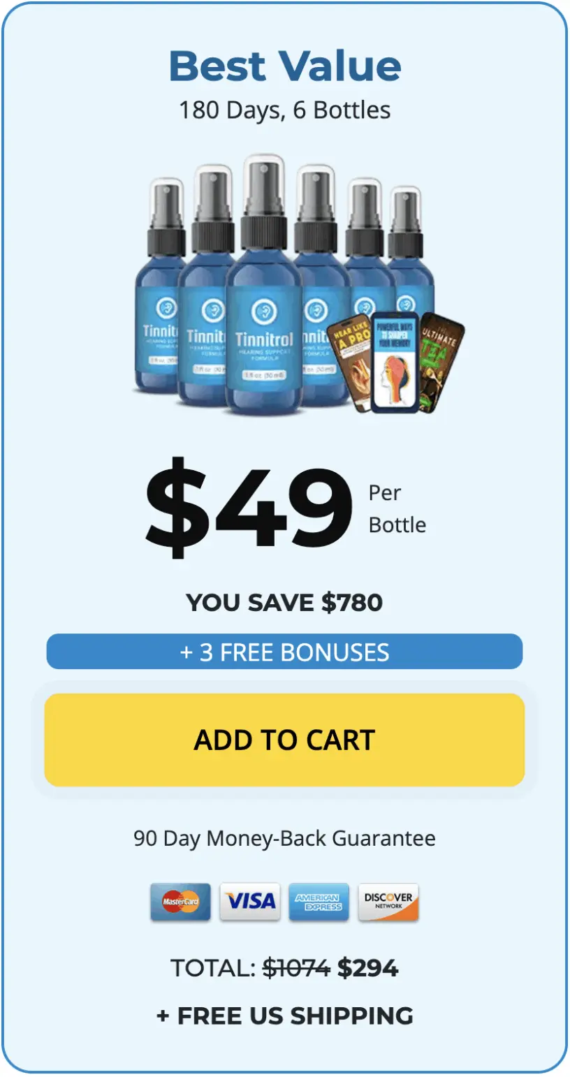 Tinnitrol bottle
